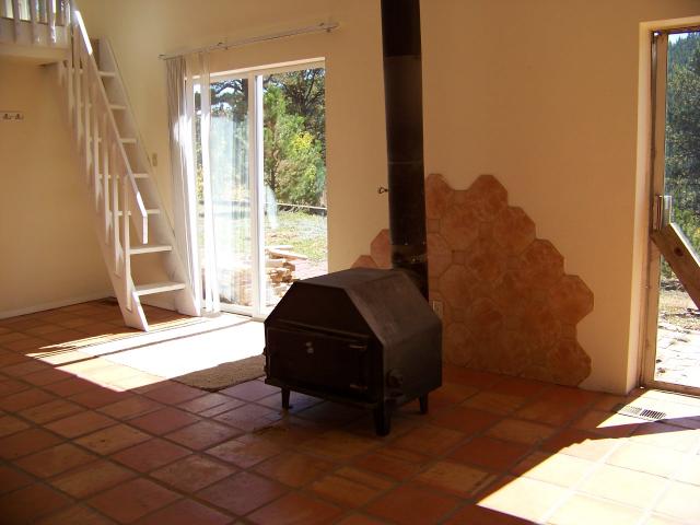 Dining area wood stove